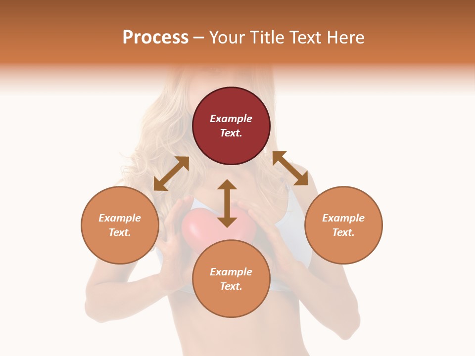 White Blonde Cute PowerPoint Template