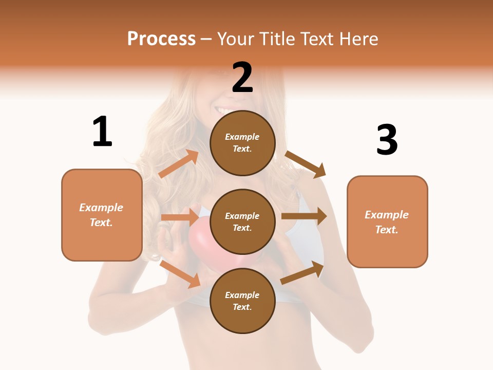 White Blonde Cute PowerPoint Template