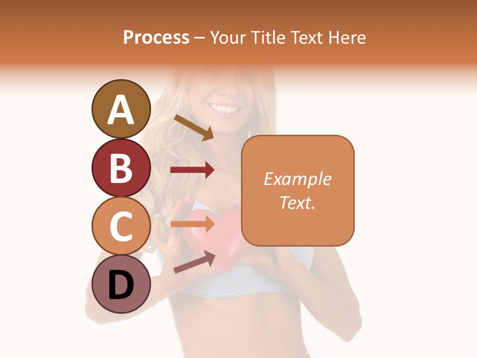 White Blonde Cute PowerPoint Template