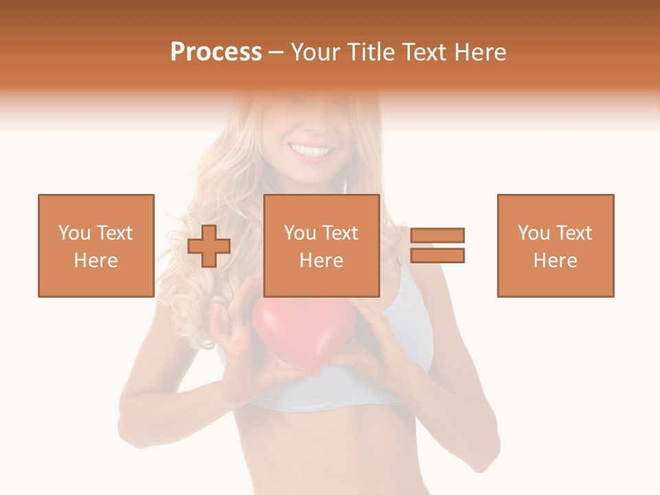 White Blonde Cute PowerPoint Template
