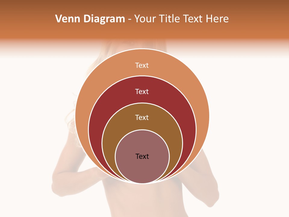 White Blonde Cute PowerPoint Template