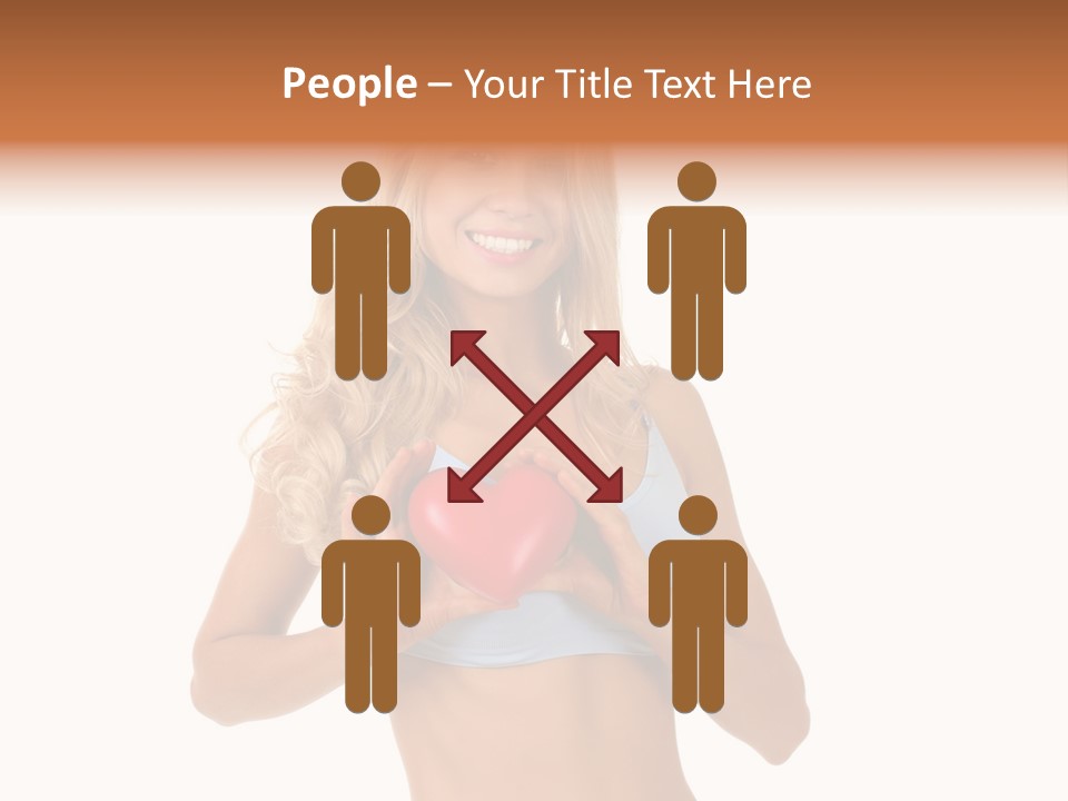 White Blonde Cute PowerPoint Template