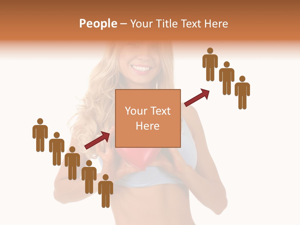 White Blonde Cute PowerPoint Template