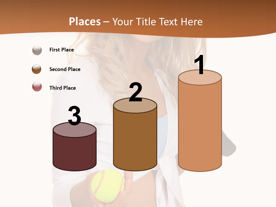 Sport Skirt White PowerPoint Template