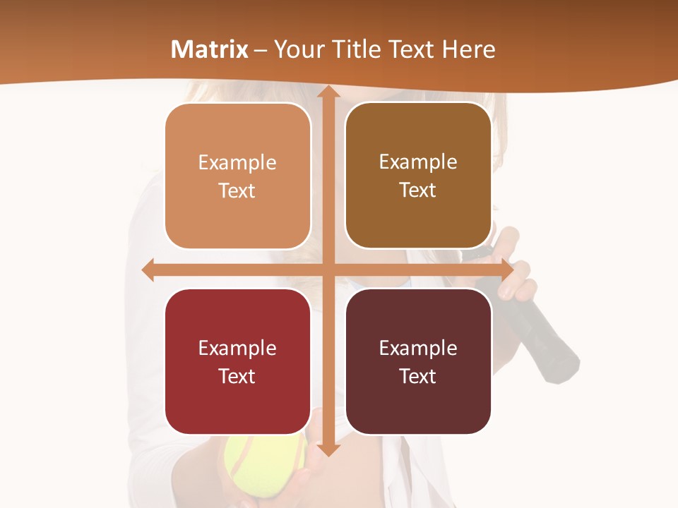 Sport Skirt White PowerPoint Template