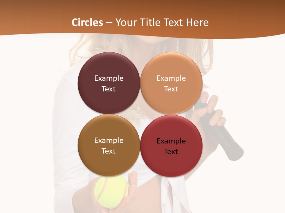 Sport Skirt White PowerPoint Template