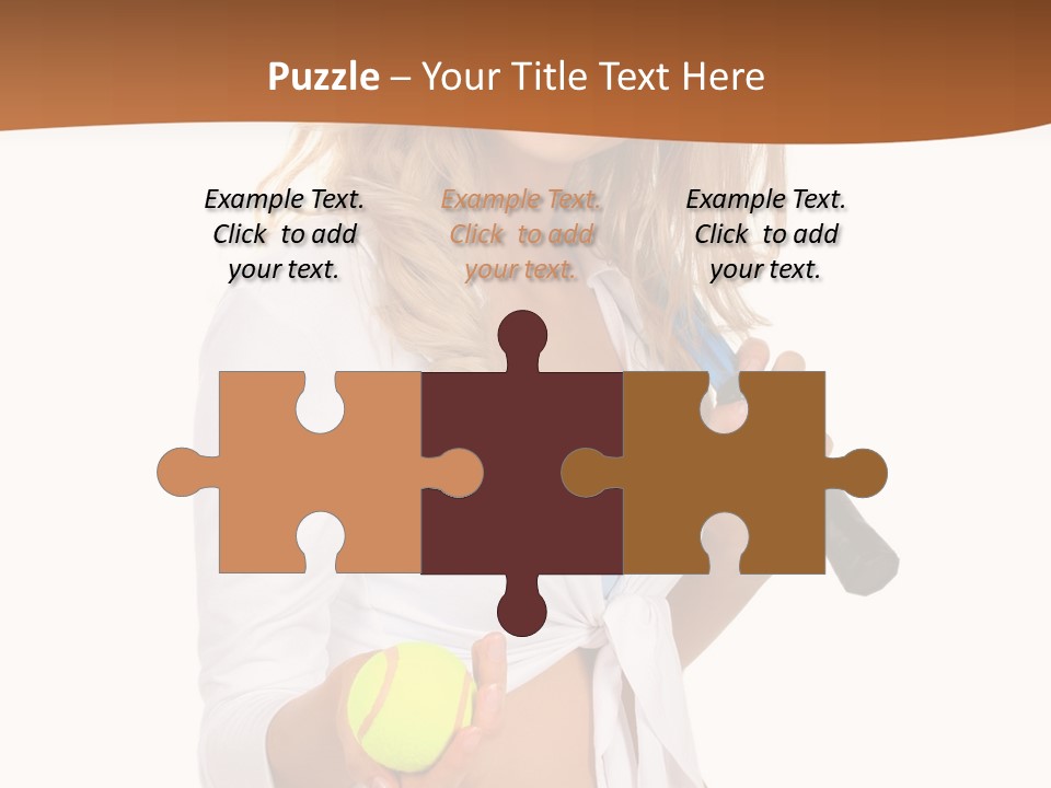 Sport Skirt White PowerPoint Template