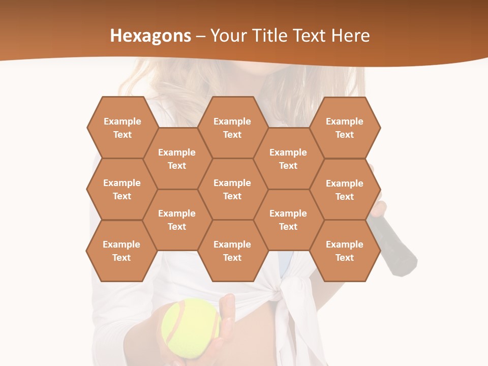 Sport Skirt White PowerPoint Template