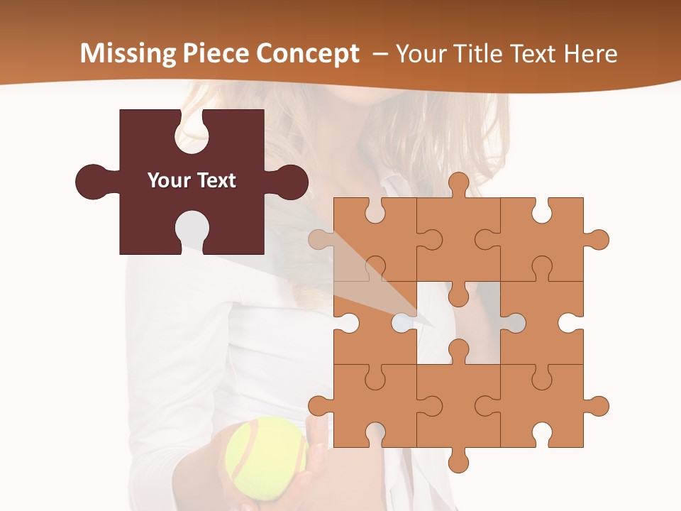 Sport Skirt White PowerPoint Template