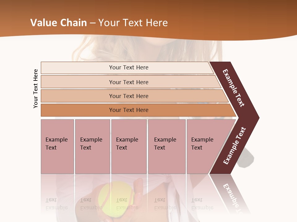 Sport Skirt White PowerPoint Template