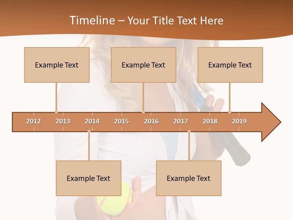 Sport Skirt White PowerPoint Template