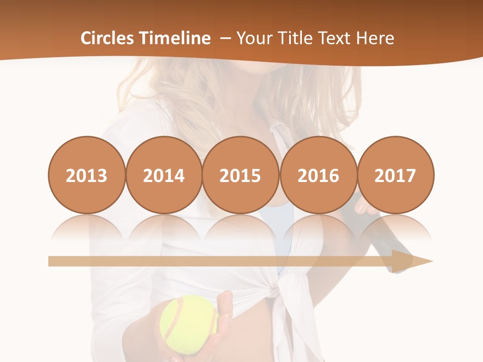 Sport Skirt White PowerPoint Template