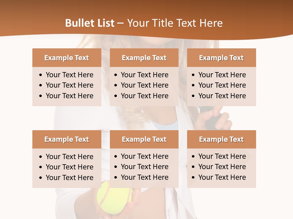 Sport Skirt White PowerPoint Template