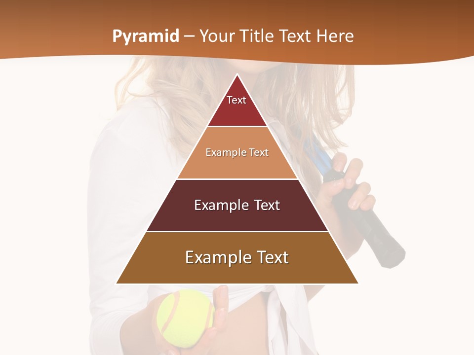 Sport Skirt White PowerPoint Template