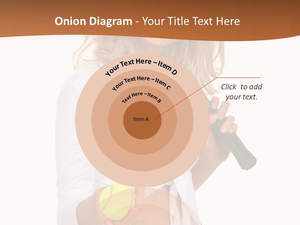 Sport Skirt White PowerPoint Template