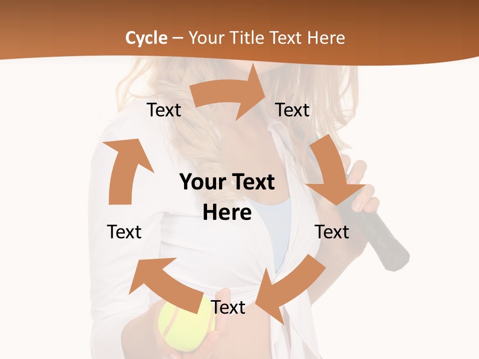 Sport Skirt White PowerPoint Template