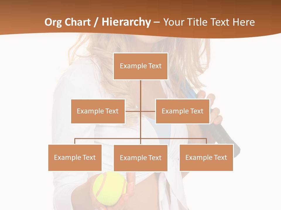 Sport Skirt White PowerPoint Template