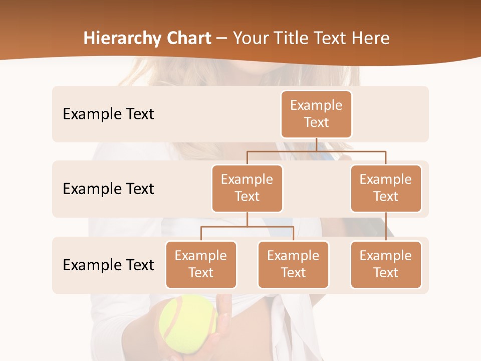 Sport Skirt White PowerPoint Template