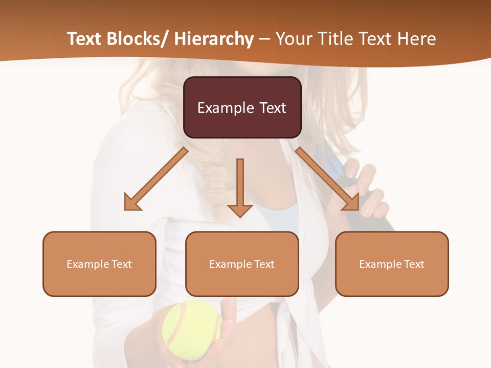 Sport Skirt White PowerPoint Template