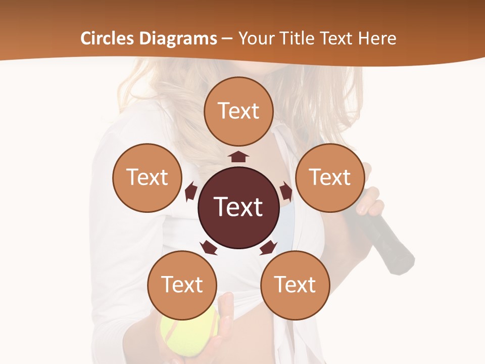 Sport Skirt White PowerPoint Template