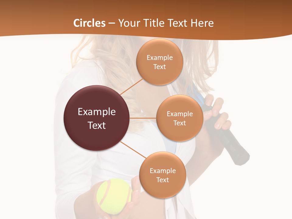 Sport Skirt White PowerPoint Template