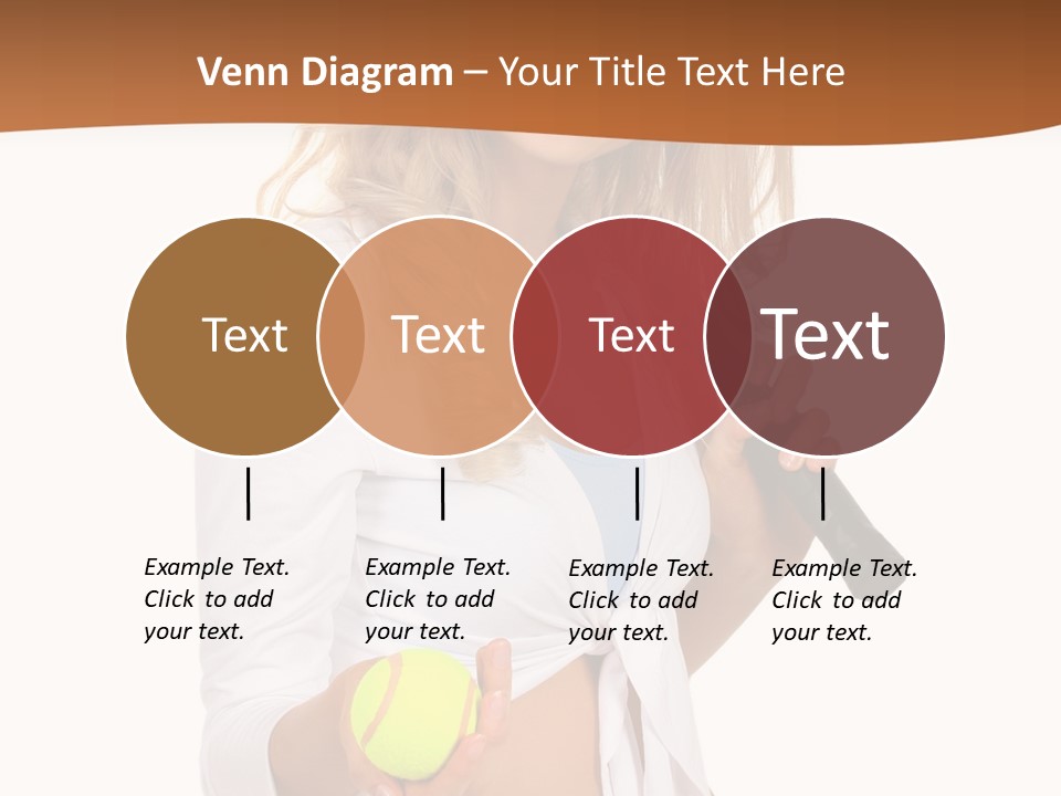 Sport Skirt White PowerPoint Template