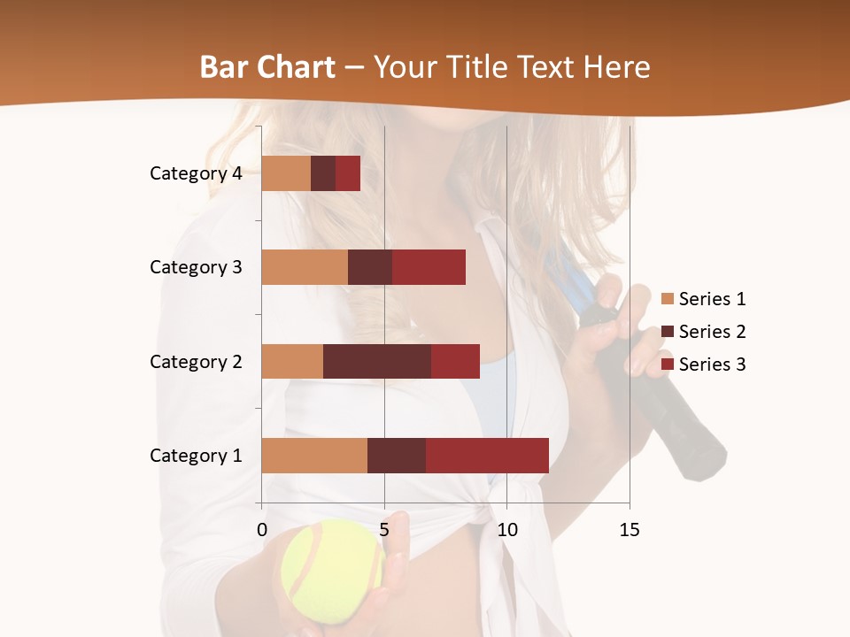 Sport Skirt White PowerPoint Template