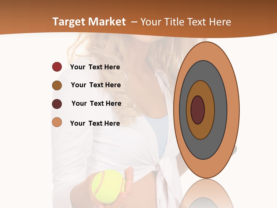 Sport Skirt White PowerPoint Template