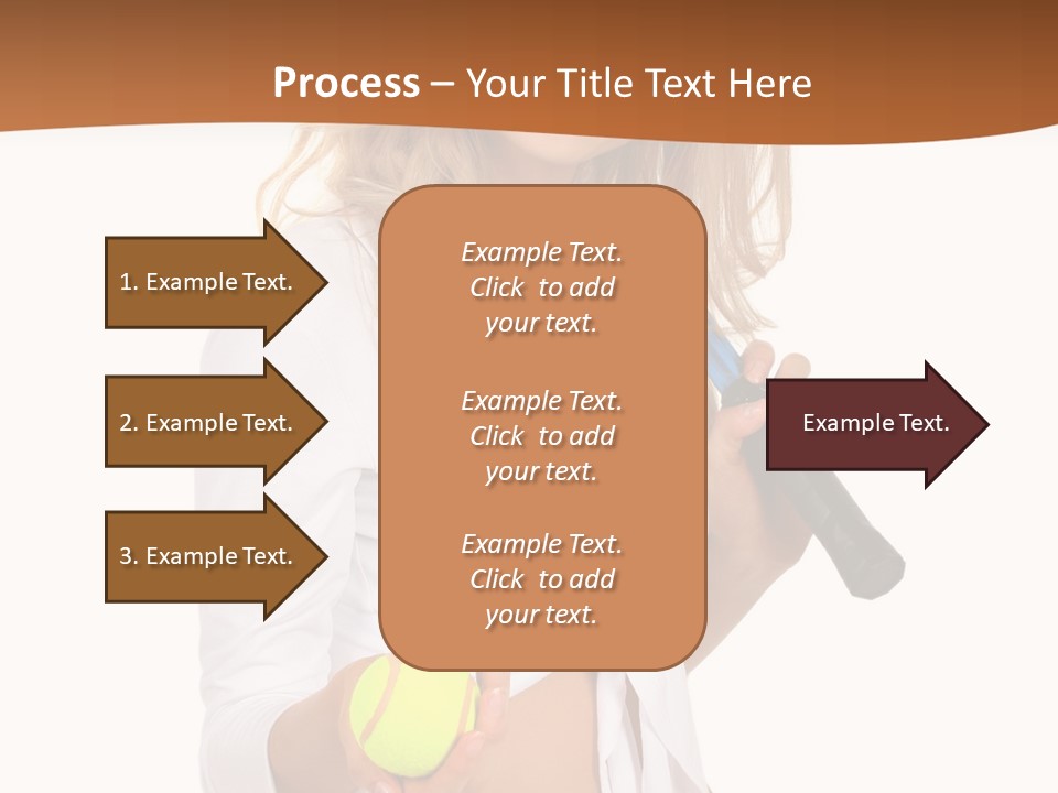 Sport Skirt White PowerPoint Template