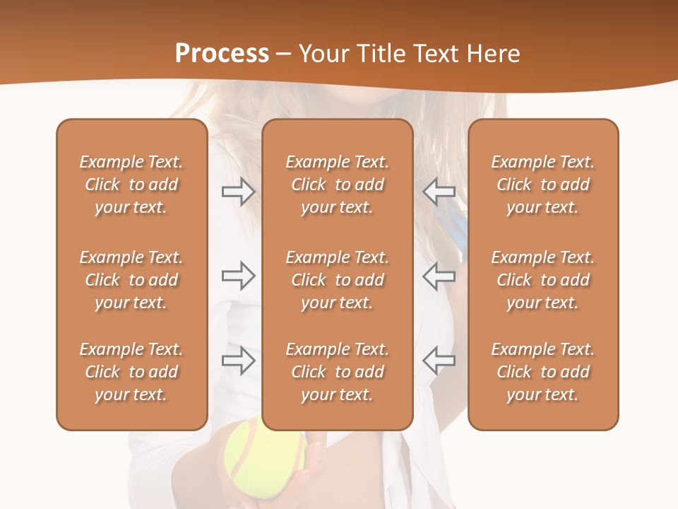 Sport Skirt White PowerPoint Template