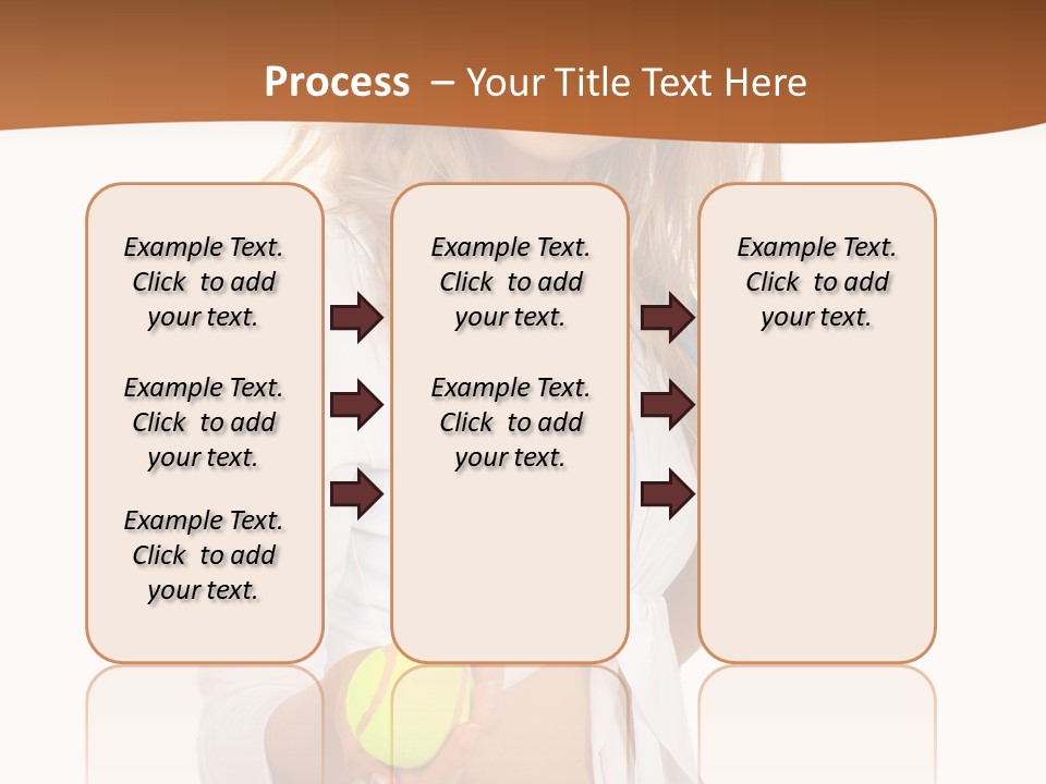 Sport Skirt White PowerPoint Template