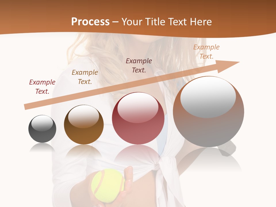 Sport Skirt White PowerPoint Template