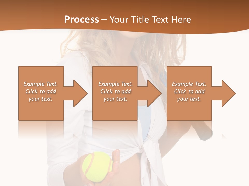 Sport Skirt White PowerPoint Template