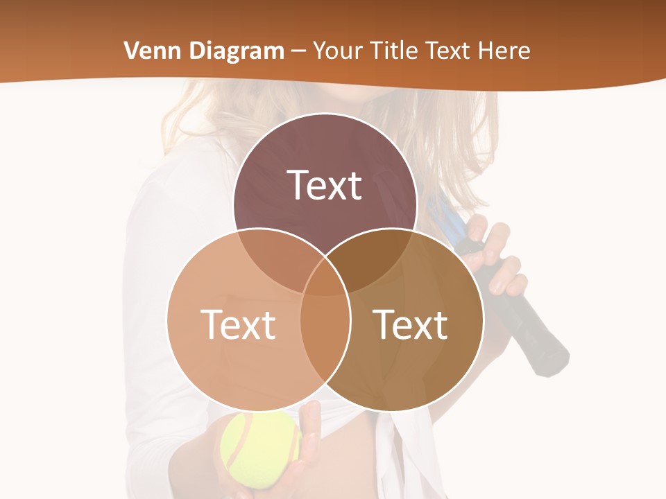 Sport Skirt White PowerPoint Template