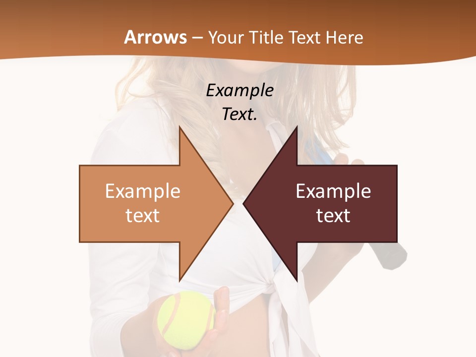 Sport Skirt White PowerPoint Template