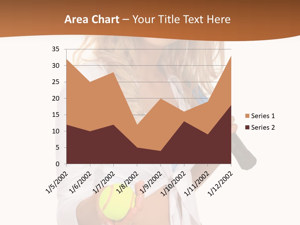 Sport Skirt White PowerPoint Template