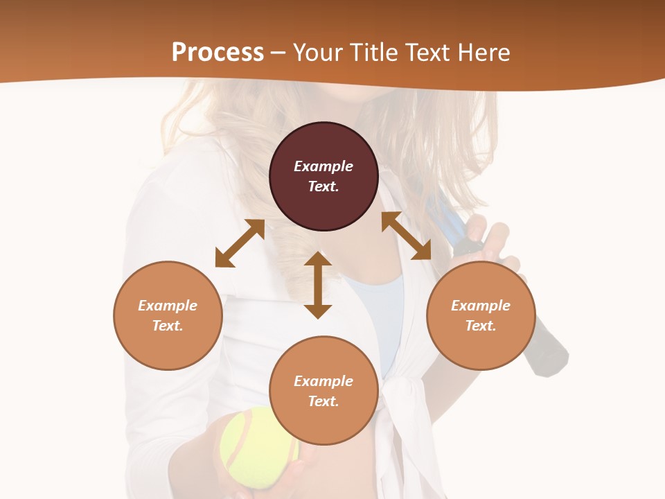 Sport Skirt White PowerPoint Template