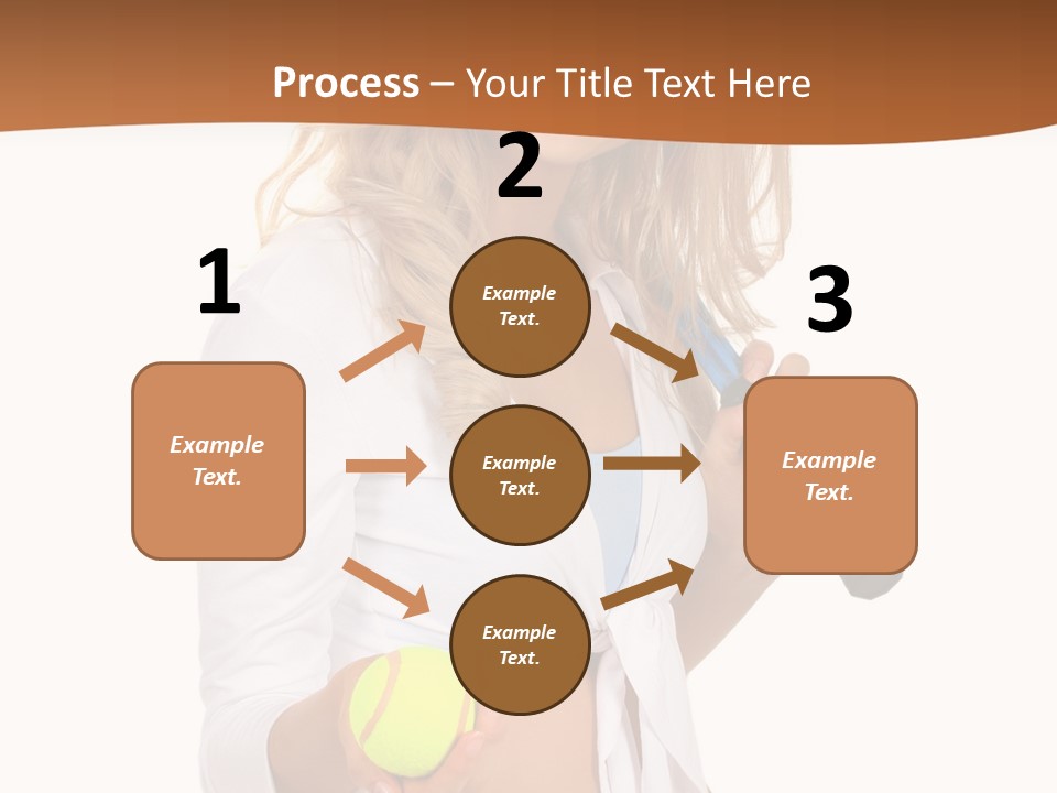 Sport Skirt White PowerPoint Template