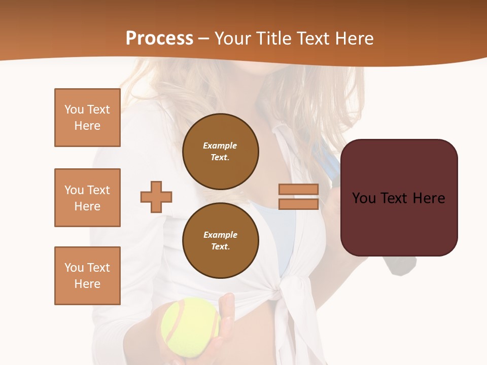 Sport Skirt White PowerPoint Template