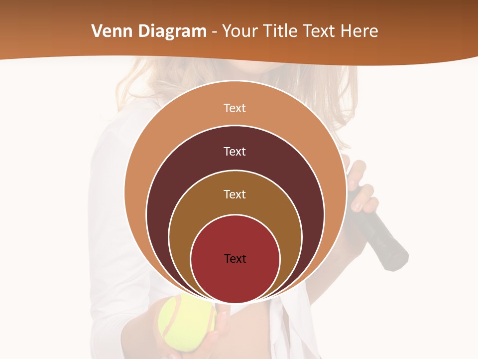 Sport Skirt White PowerPoint Template