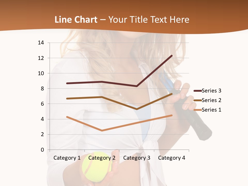 Sport Skirt White PowerPoint Template