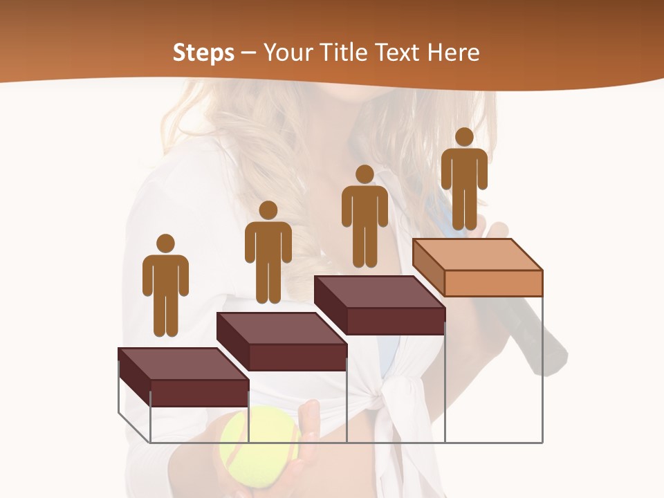 Sport Skirt White PowerPoint Template