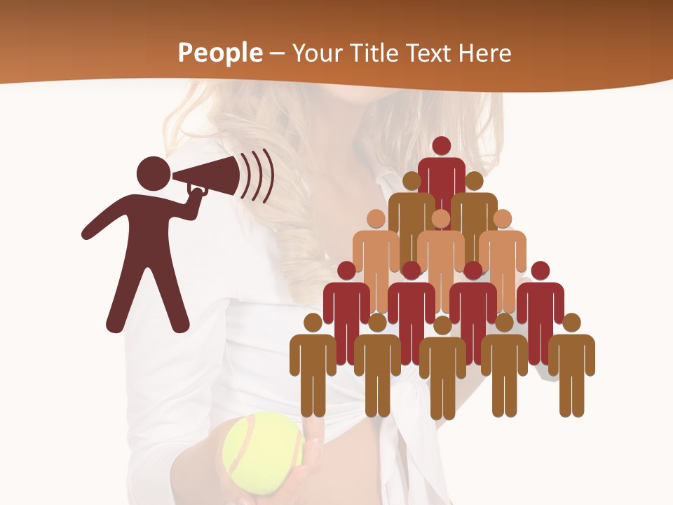 Sport Skirt White PowerPoint Template