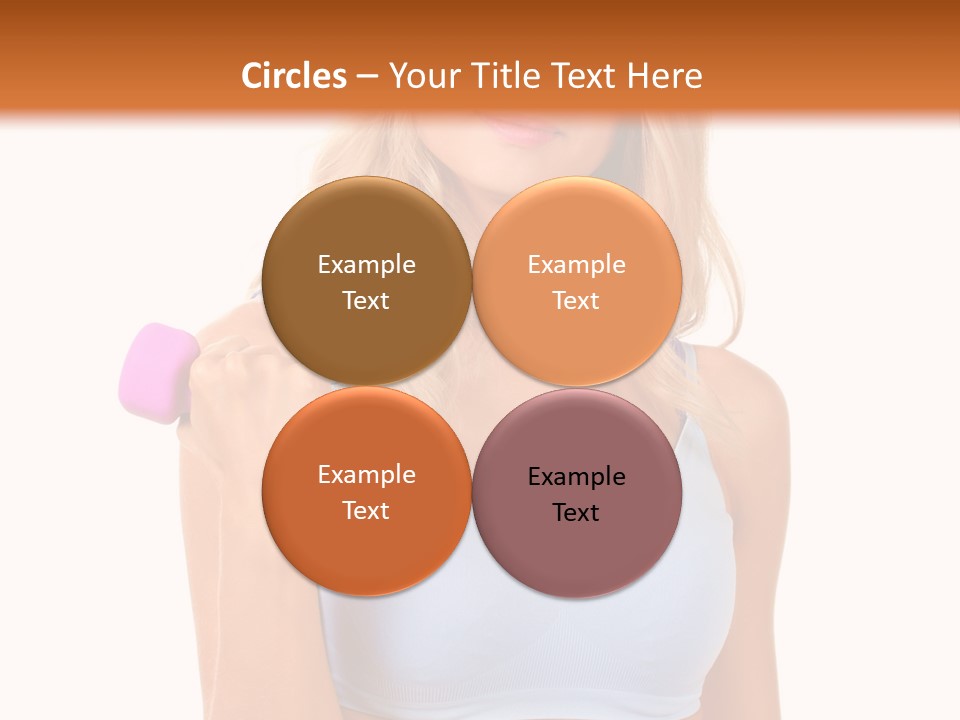 Woman Cauca Ian Exerci E PowerPoint Template