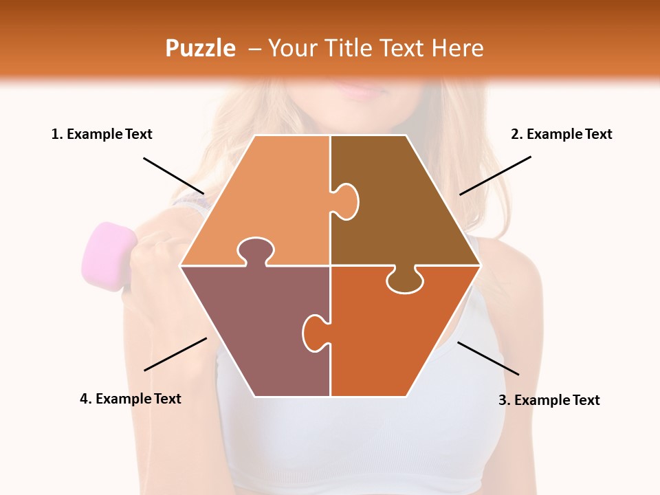 Woman Cauca Ian Exerci E PowerPoint Template