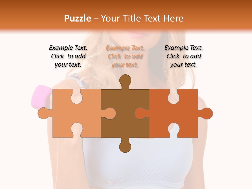 Woman Cauca Ian Exerci E PowerPoint Template