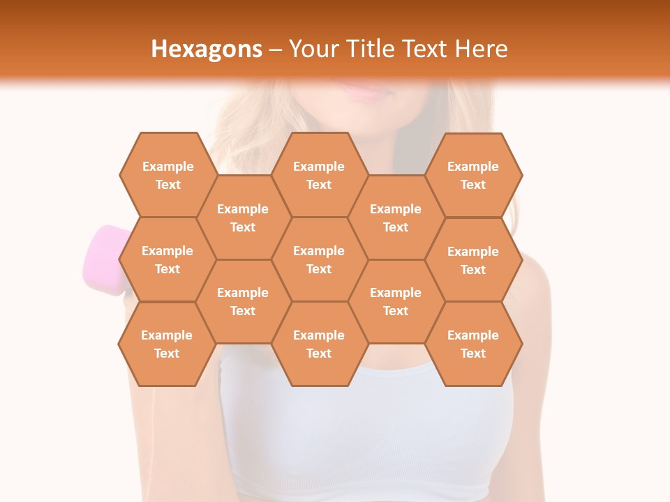 Woman Cauca Ian Exerci E PowerPoint Template