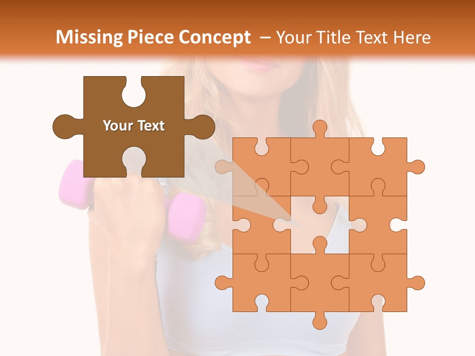 Woman Cauca Ian Exerci E PowerPoint Template