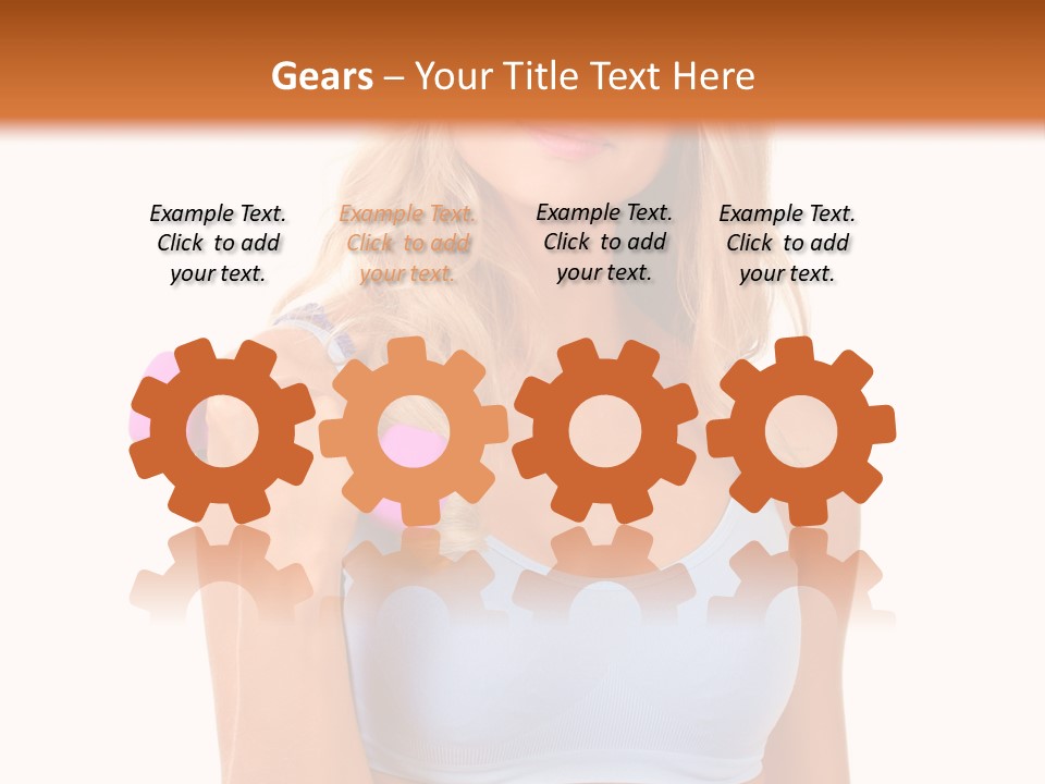 Woman Cauca Ian Exerci E PowerPoint Template