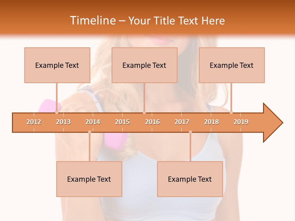 Woman Cauca Ian Exerci E PowerPoint Template